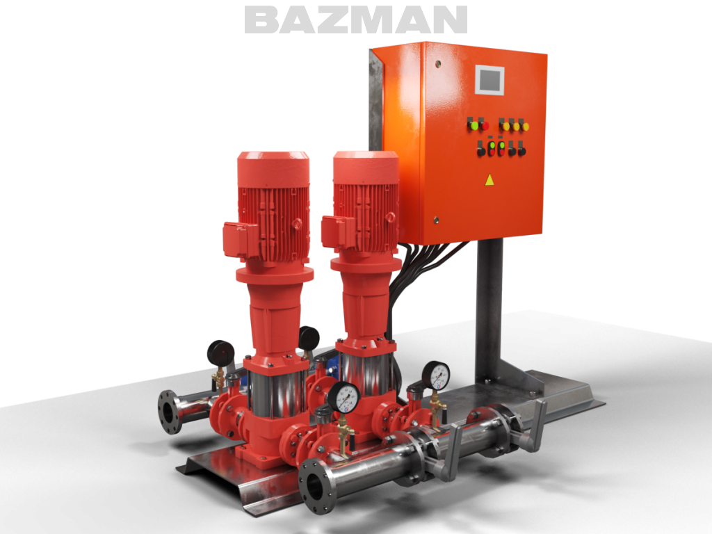 Станции повышения давления (СПД) и пожаротушения (СПТ) На раме купить в  Краснодаре от завода-производителя Bazman